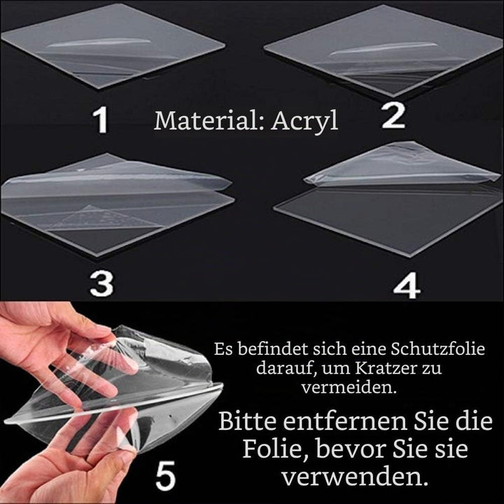 Weinglashalter, Acrylglashalter (2 Stück), Wandweinglashalter, zur Aufbewahrung und Aufbewahrung von