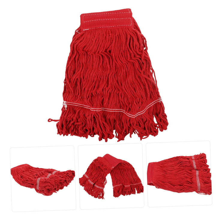 MAGICLULU Ersatz Moppkopf Aus Baumwoll Polyester Verschleissfest Gewerblicher Wischmoppkopf Waschbar