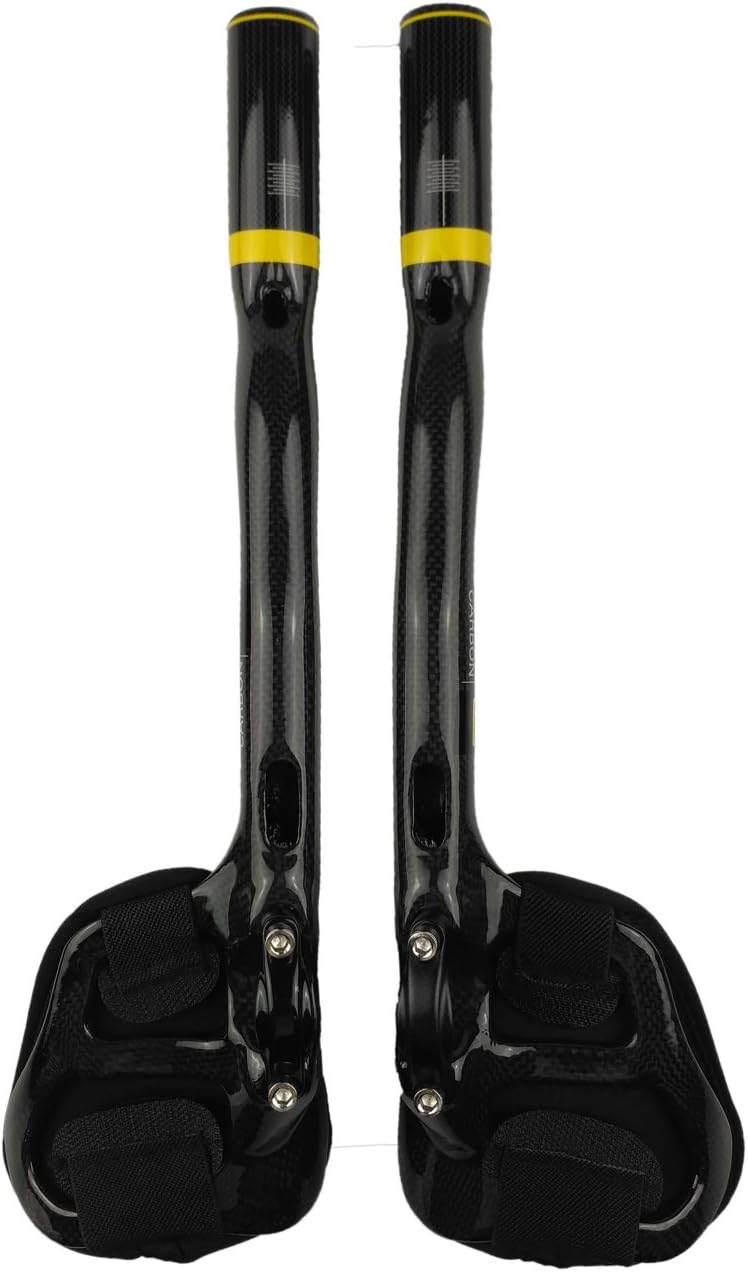 PLATT Fahrradlenker 31,8 Carbonlenker Renn/Triathlonlenker Aerobar Lenkeraufsatz Tri Bar, 3K Glossy