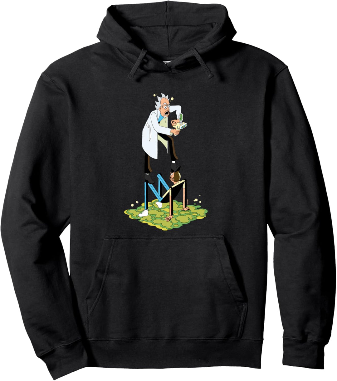 Adult Swim Rick & Morty Stylised Pullover Hoodie