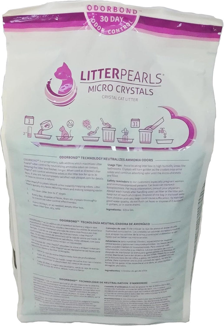 Litter Pearls Katzenstreu Perlen Micro Kristalle, 4,76 kg