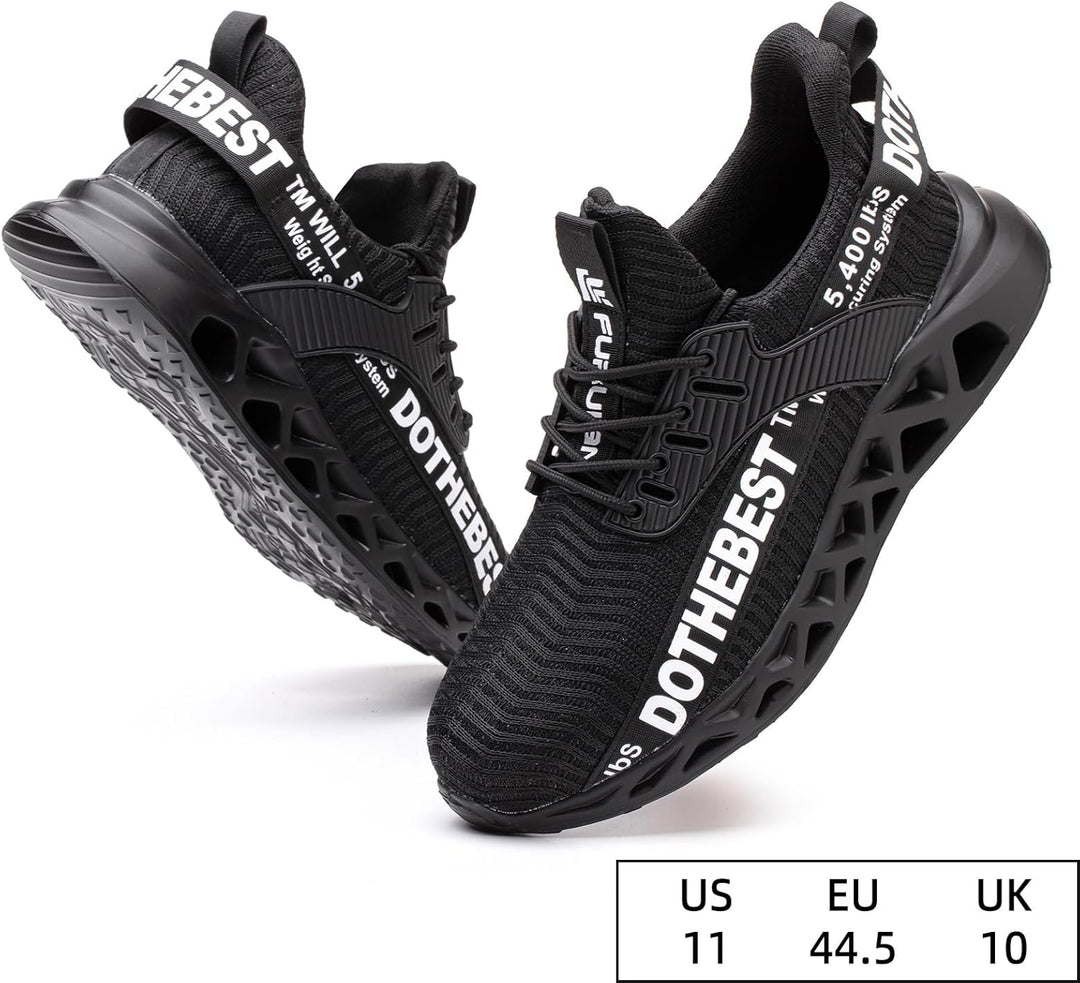 Furuian Sicherheitsschuhe Herren Damen Leicht Arbeitsschuhe Herren sportlich Atmungsaktiv Sneakers m