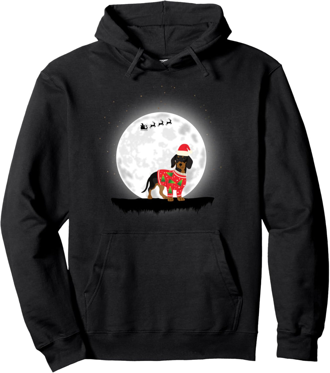 Dackel Weihnachten kostüm Pullover Hoodie
