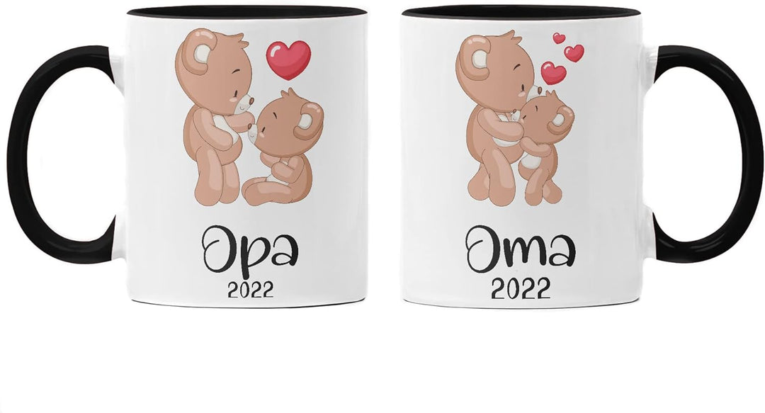 Trendation - Ihr werdet Oma und Opa 2022 Geschenk Schwangerschaft Verkünden Überraschung Baby Du Wir