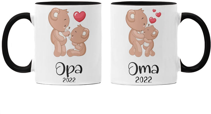 Trendation - Ihr werdet Oma und Opa 2022 Geschenk Schwangerschaft Verkünden Überraschung Baby Du Wir