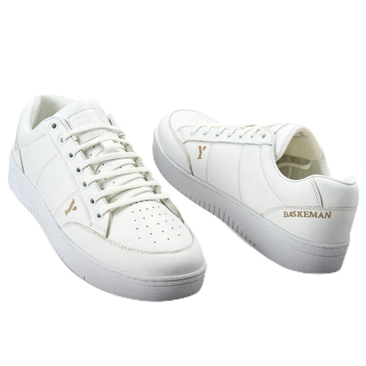 BAYKEMAN - Sneaker aus echtem Leder Unisex für Herren Damen Jungen Mädchen - sehr hochwertige, komfo
