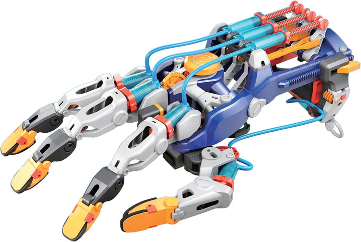 CONSTRUCT & CREATE 79252 Hydraulische Cyborg-Hand Bausatz – Batterieloses STEM-Wissenschafts-Spielze
