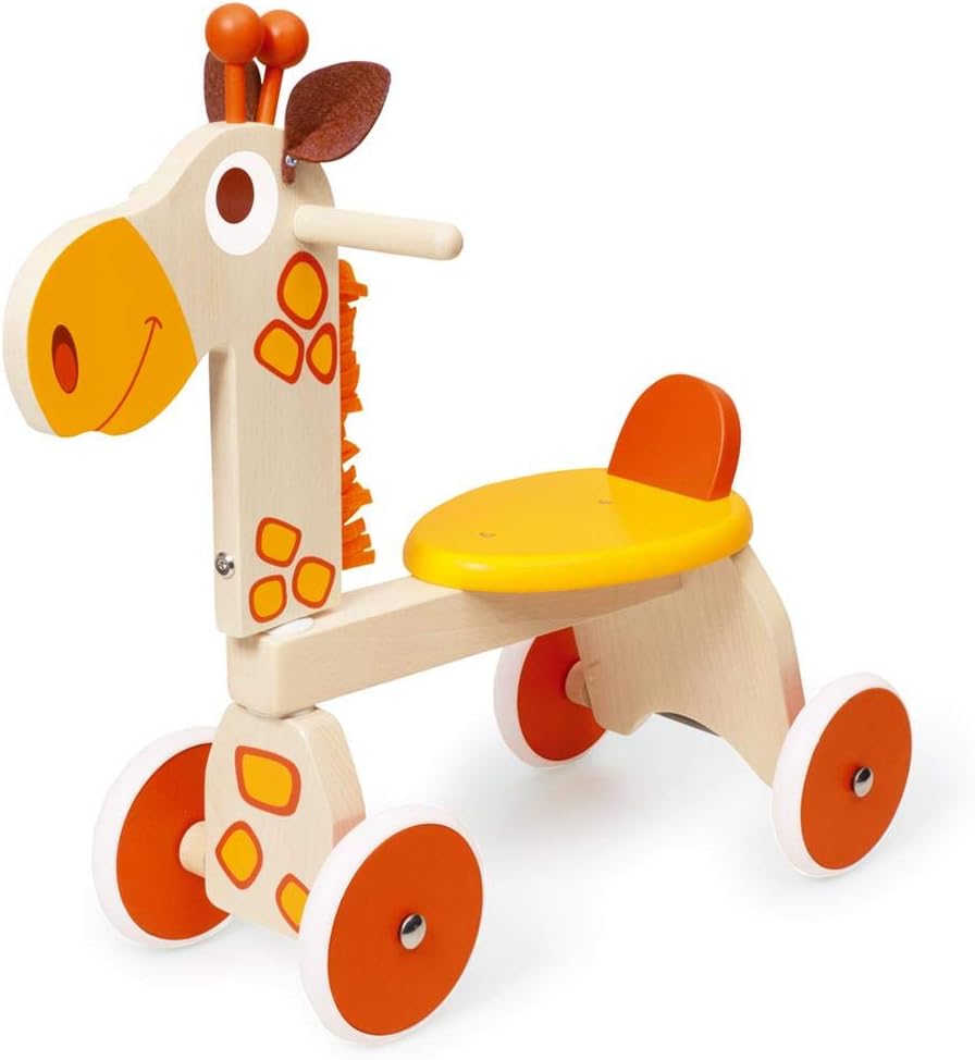 SCRATCH 6181402 6181402-Rutscher Giraffe für Kinder, 62 x 55 x 25 cm, Mehrfarbig, M