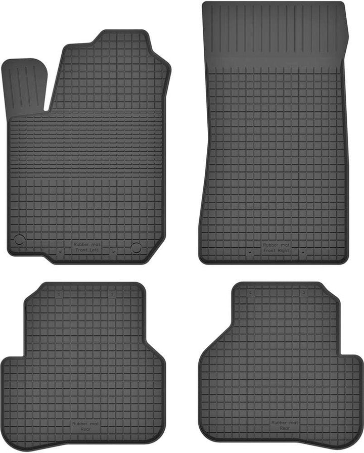 Fussmatten Vorne, Hinten 4er Set für Renault Twingo II 2 2007-2014 Gummi Gumimatten