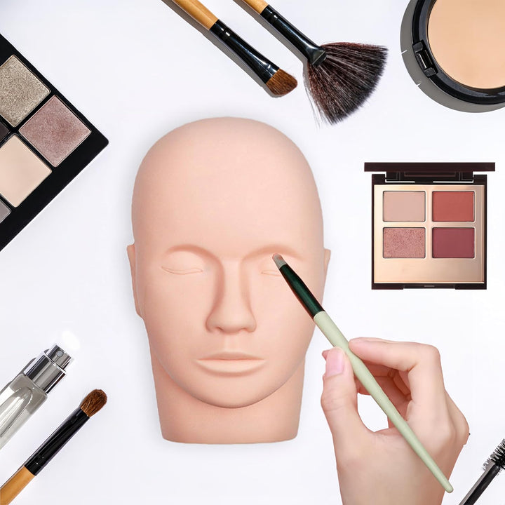 Frisierkopf, Trainingsköpfe für Friseure Trainingskopf für Kosmetologie Kahler Puppenkopf Mannequin