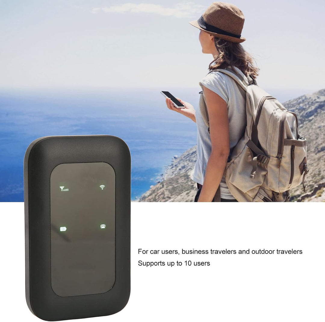 H806 4G/LTE-WLAN-Hotspot für Reisen, tragbarer Mobil-Router mit entsperrtem SIM-Slot, unterstützt B1