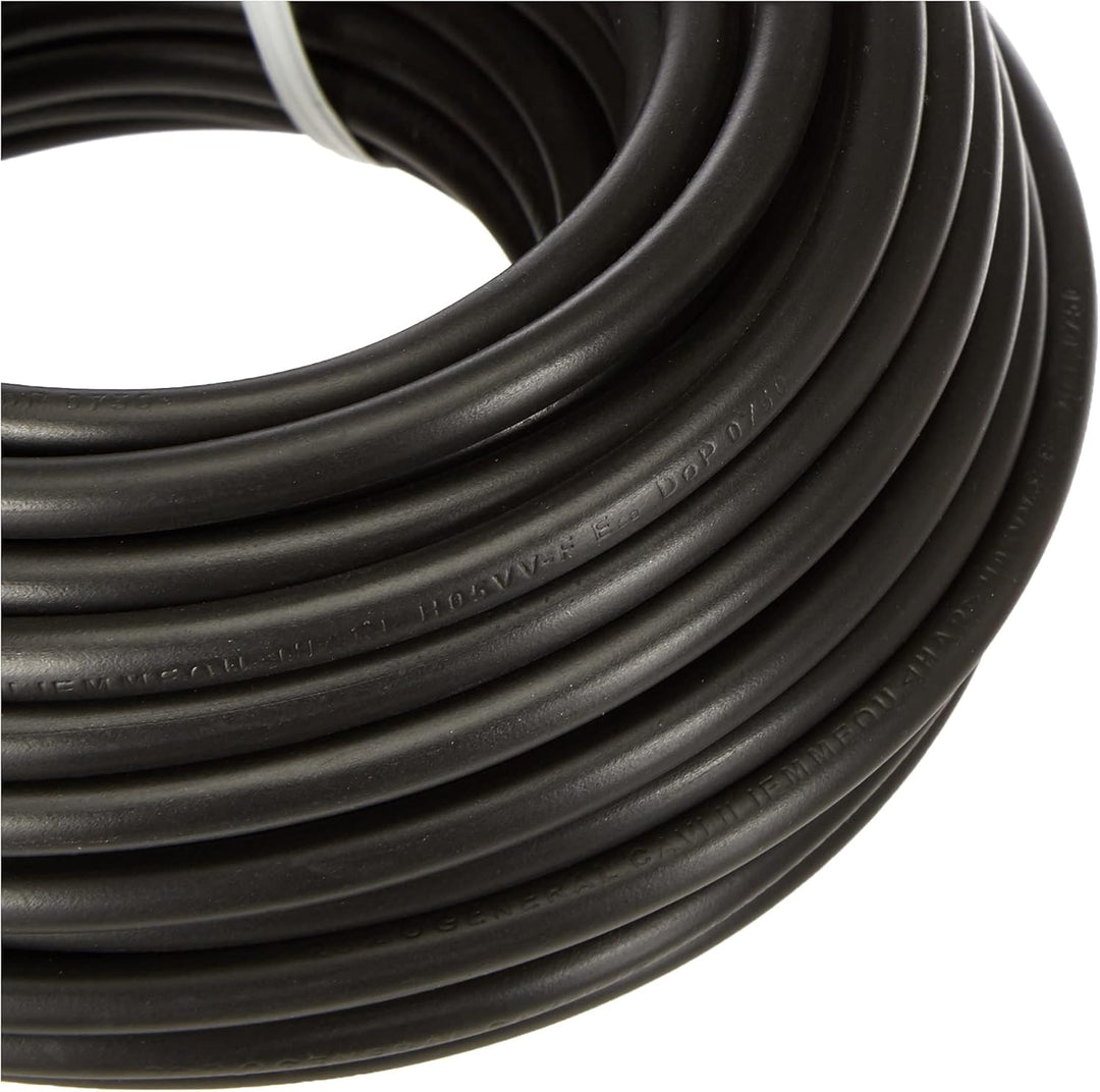 Kabel H05VV-F - 2x1 mm. - 20 mt - Schwarz