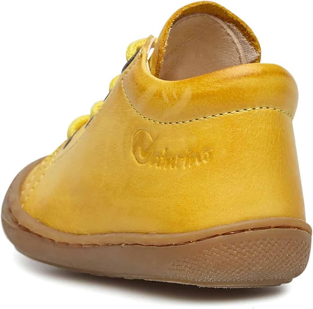 Naturino Lauflernschuhe aus Nappaleder 17 EU Gelb, 17 EU Gelb