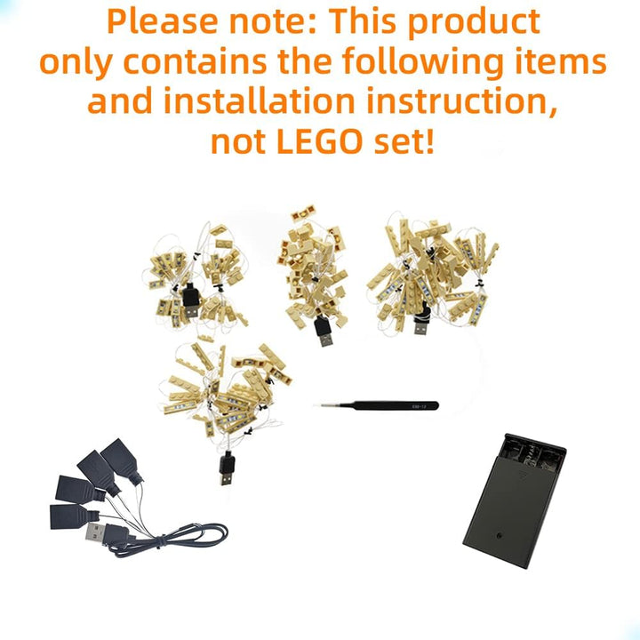 GEAMENT LED Licht-Set Kompatibel mit Lego Kolosseum (Colosseum) - Beleuchtungsset für Creator 10276