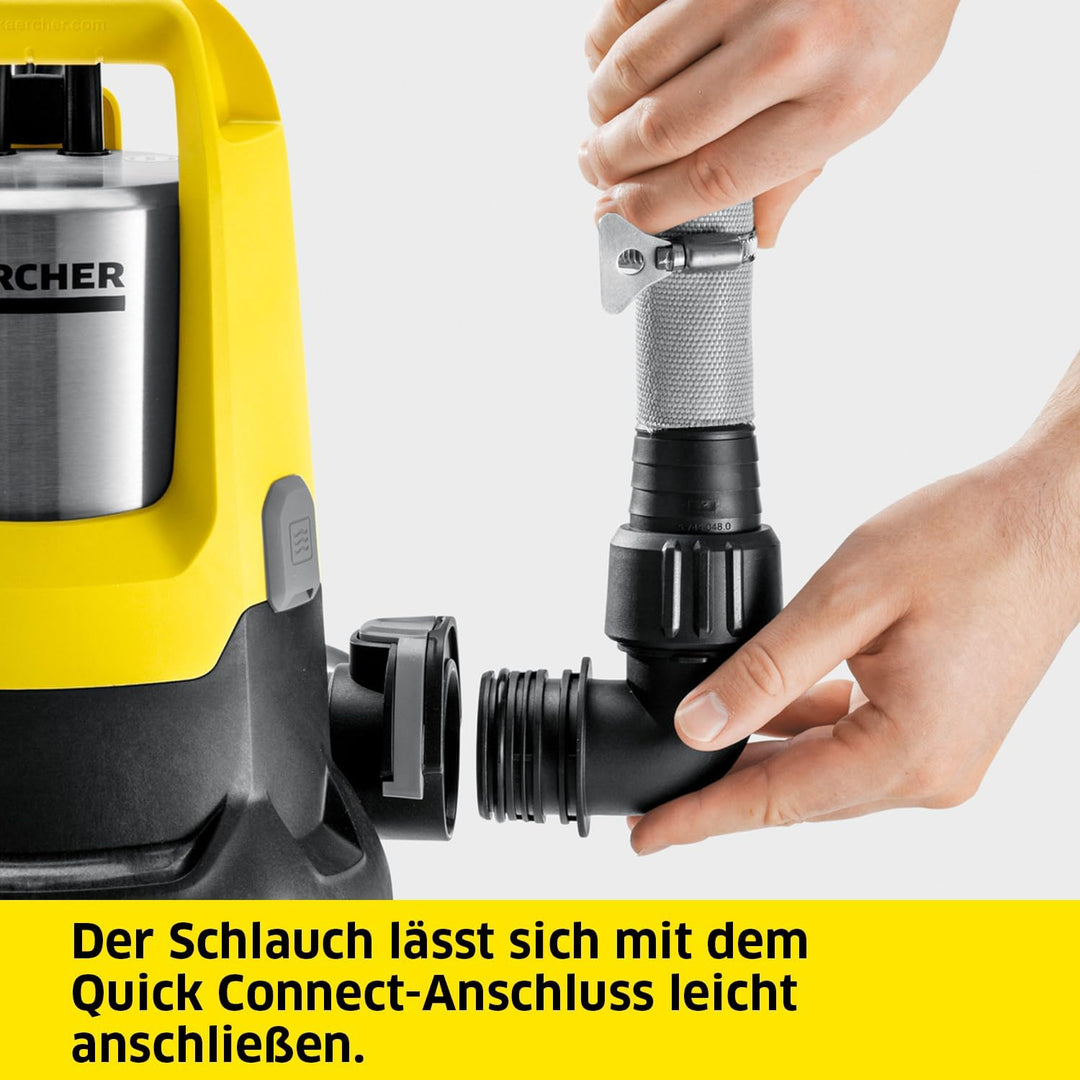 Kärcher SP 17.000 Flat Level Sensor flachsaugende Tauchpumpe, Fördermenge: 17.000 l/h, Eintauchtiefe