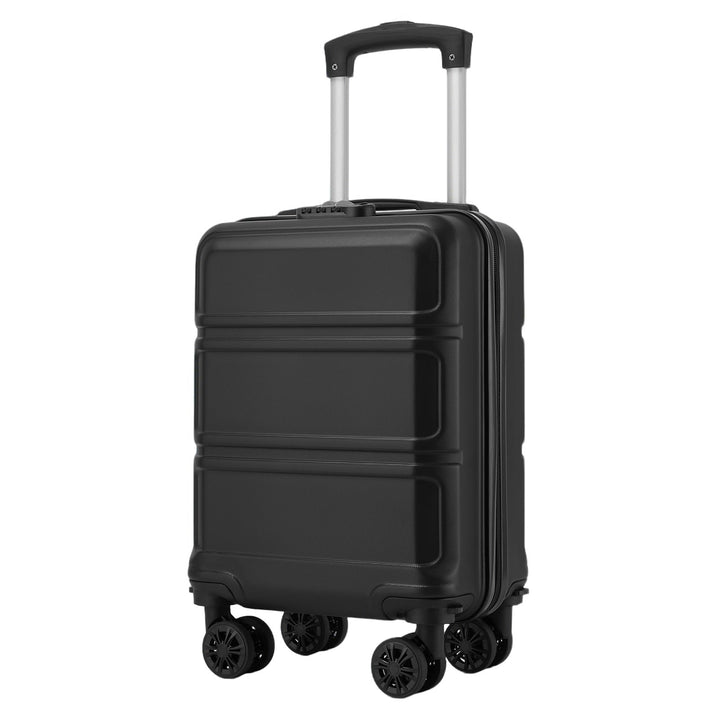 KONO Koffer Trolley Reisekoffer aus ABS+PC – Leichter Hartschalenkoffer mit 4 Zwillingsrollen und TS