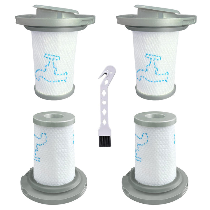 4 Stück Filter für Staubsauger Rowenta X-PERT 6.60 und für ZR009006 Rowenta X-Force Flex 8.60 RH96 R