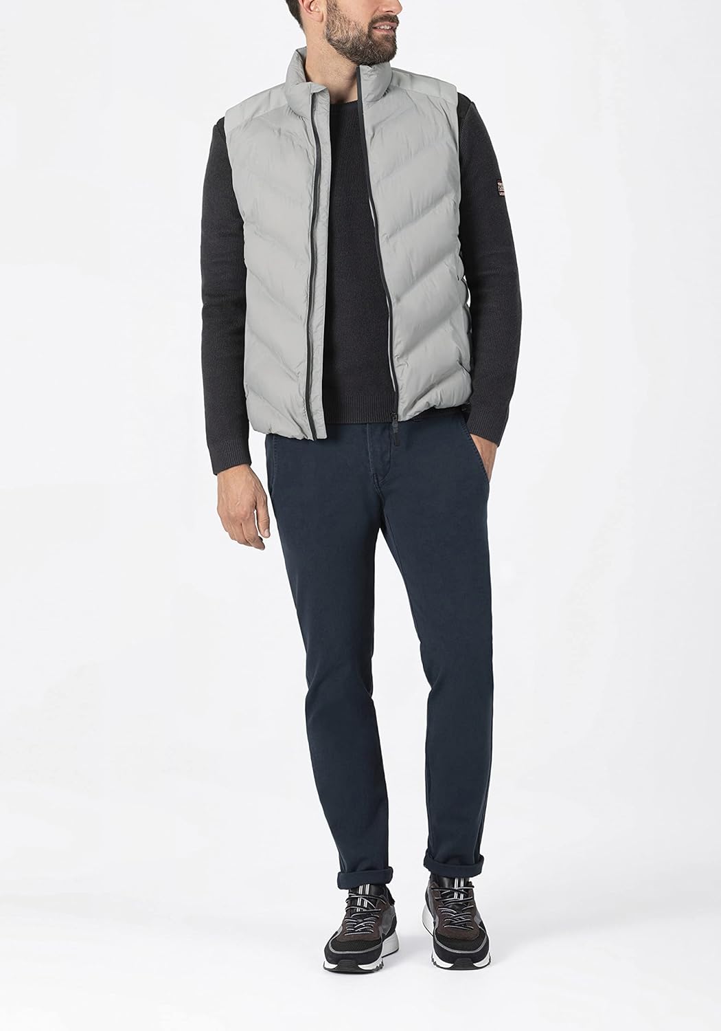 Timezone Herren Tech Vest 2 XL wild dove grey, XL wild dove grey