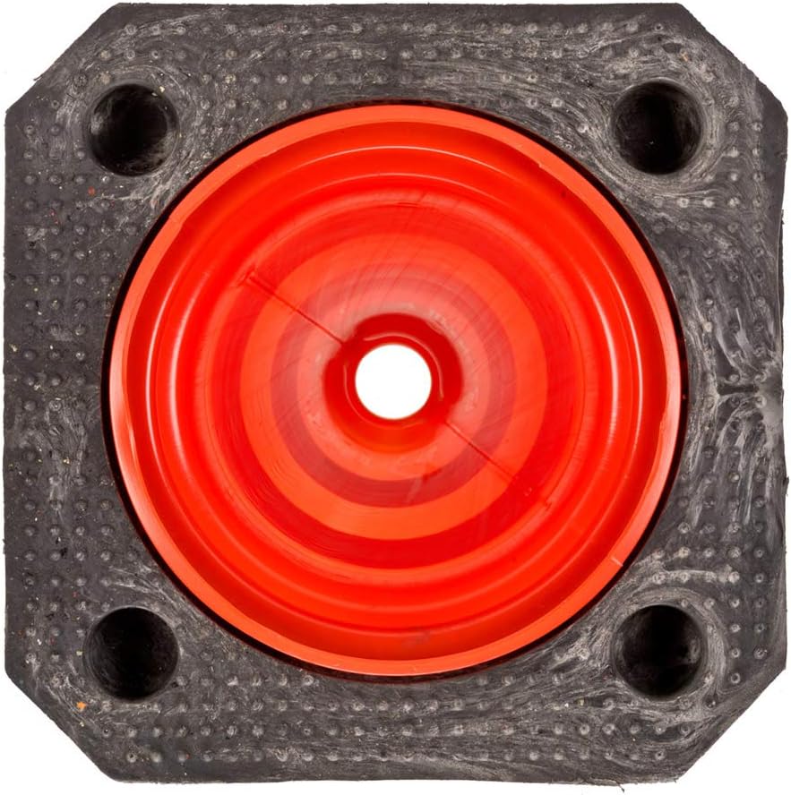 UvV® Leitkegel reflektierend 50 cm Pylone rot-orange 2,5 kg + Hochreflex RA2/C Folienringe Verkehrsk