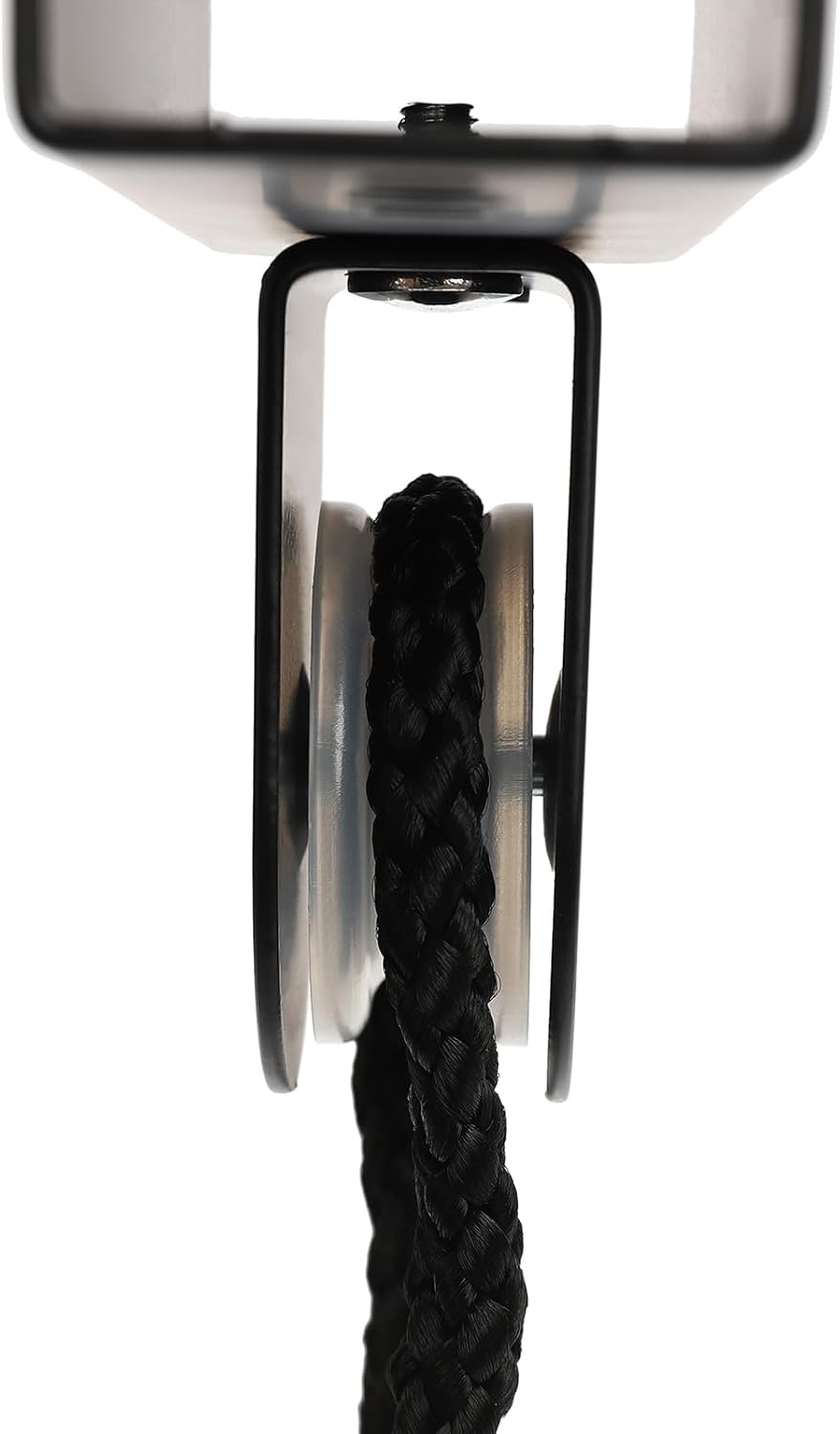 Deckenlift Flaschenzugsystem, 57kg Heavy Duty Seilzug Deckenhalterung aus Eisen mit 16m Seil 2 Rolle