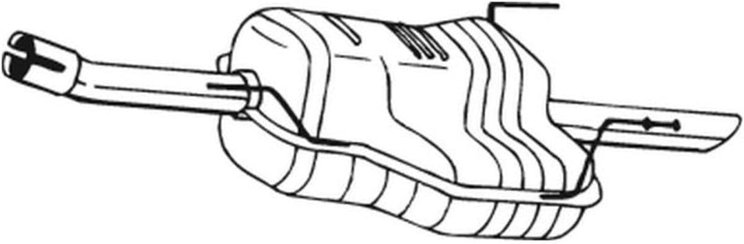 Bosal 185-167 Endschalldämpfer