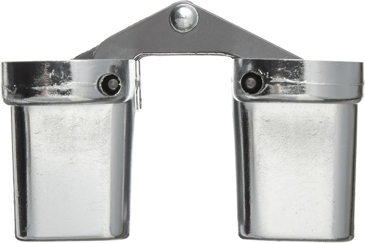 SOSS Unsichtbares Scharnier, Modell 218, für 4,5 cm dickes Material, feuerfest, Zink, satiniertes Ch