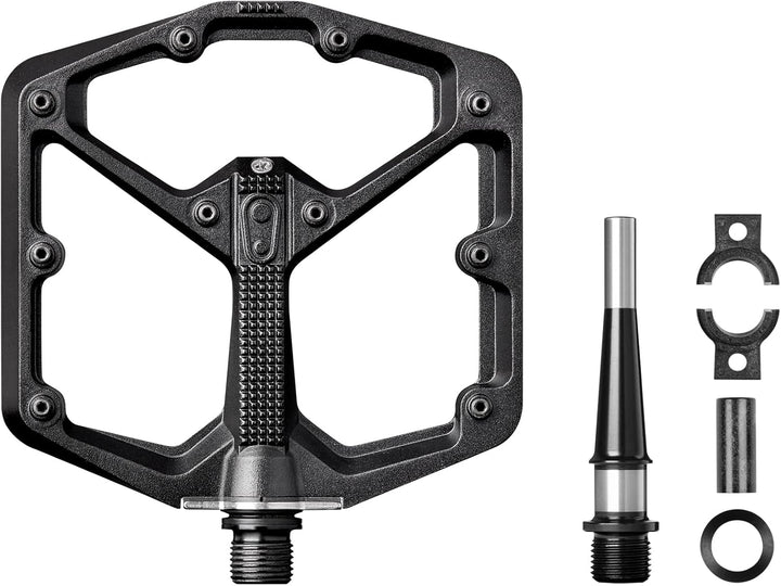 Crankbrothers Stamp Flat BMX/MTB Fahrradpedal – Plattform-Fahrradpedal, minimales Profil, Verstellba