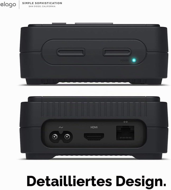 elago T4 Case Hülle Kompatibel mit Apple TV 4K und Kompatibel mit Apple TV HD – Kompatibel mit Allen