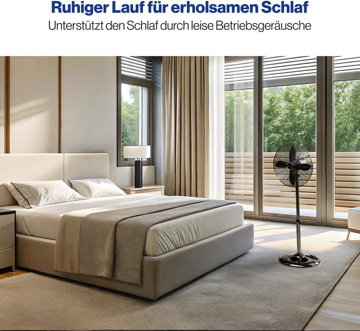 ProfiCare® Ventilator mit Schwenkfunktion | höhenverstellbar | Ventilator leise Ø 40cm | Standventil