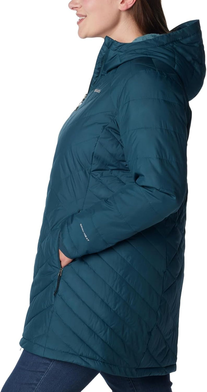 Columbia Damen First Generation Heavenly Long Hooded Jacket Heavenly Long Hooded Jacket (1er Pack) S
