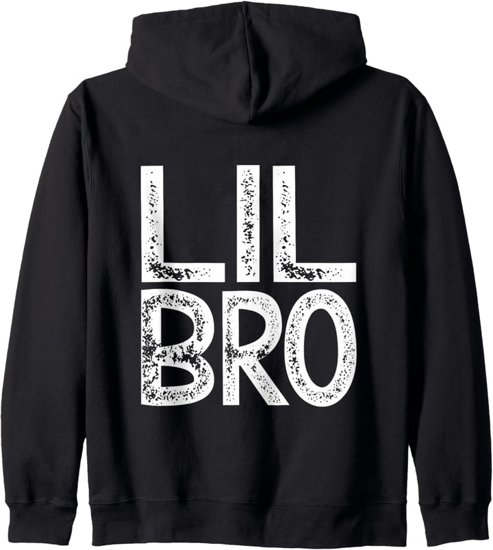 Lil Bro Brother Kleiner Grosser Bruder Partnerlook Geschenk Kapuzenjacke