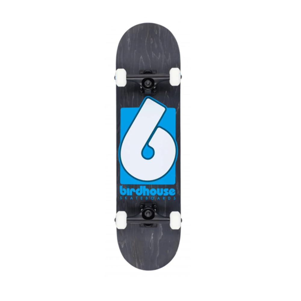 Birdhouse Skateboard Complete Deck Stage 3 B Logo 8.0" Complete Schwarz, Schwarz
