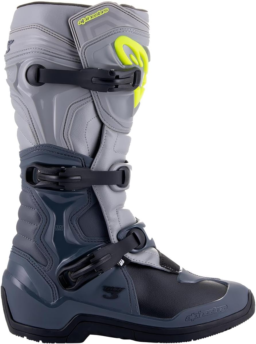 Alpinestars, Tech 3 Stiefel 44.5 EU Grau, 44.5 EU Grau