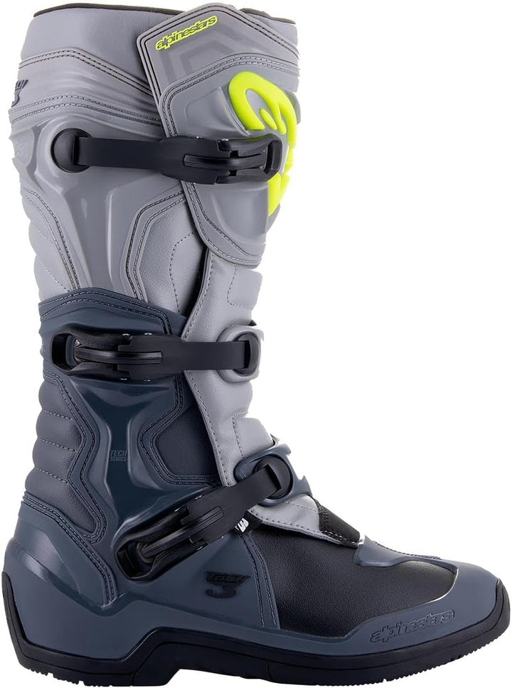 Alpinestars, Tech 3 Stiefel 40.5 EU Grau, 40.5 EU Grau
