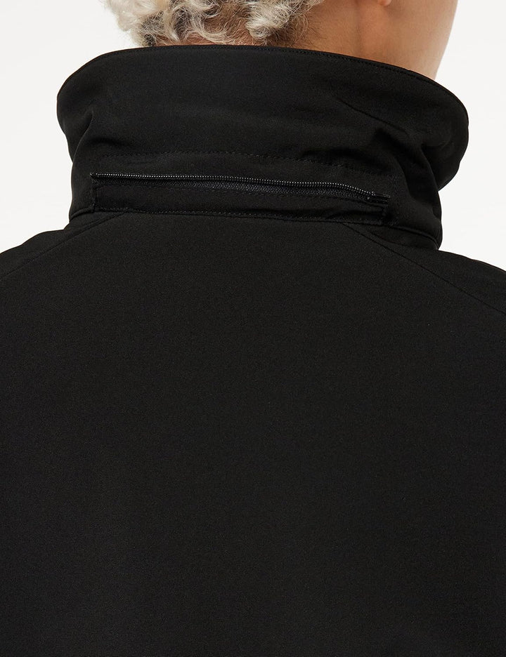 CMP Damen Damen-softshelljacke mit Abnehmbarer Kapuze WOMAN JACKET ZIP HOOD, Schwarz