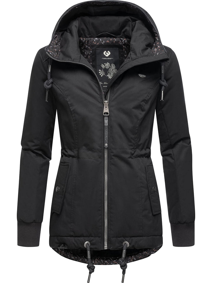 Ragwear Damen Winterjacke Outdoorjacke mit Kapuze YM-Danka XS-6XL M Black22, M Black22