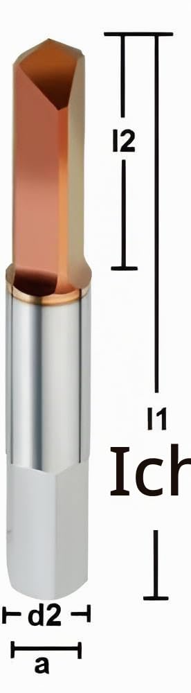 VHM Gewindebohrerausbohrer M3-M12 Ausbohren von gebrochenen HSS/E Gewindebohrer, Grösse: M3, M3