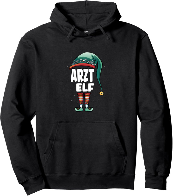 Arzt Elf Partner Look Familie Outfit Weihnachten Christmas Pullover Hoodie