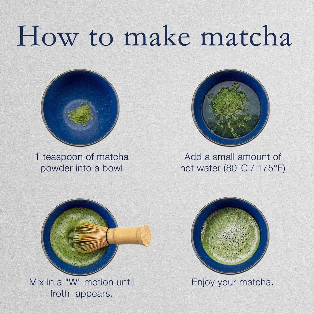 Asayu Japan Matcha Schale (Kurogane Blau), Kurogane Blau
