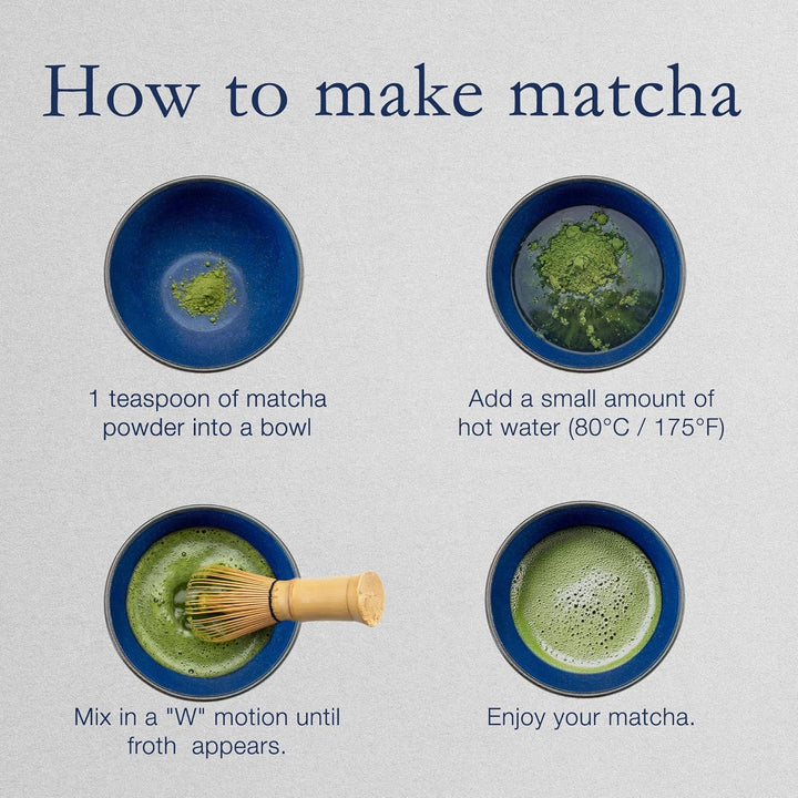 Asayu Japan Matcha Schale (Kurogane Blau), Kurogane Blau