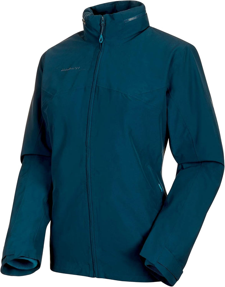 Mammut Damen Hardshell-Jacke mit Kapuze Trovat Hooded L wing teal-sapphire, L wing teal-sapphire