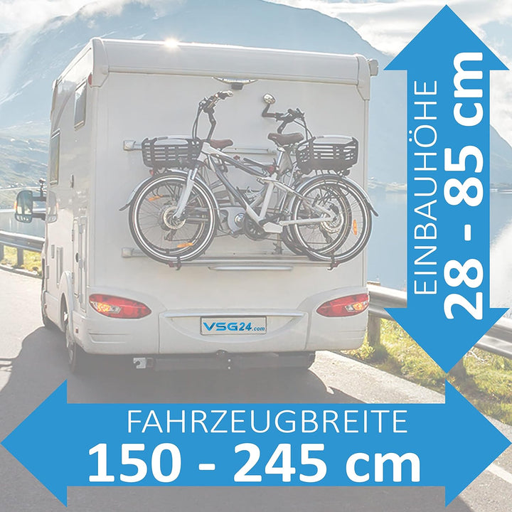 VSG24 Premium Wohnmobil Einparkhilfe zum nachrüsten, PDC Parksensoren hinten mit Stecksystem für ein
