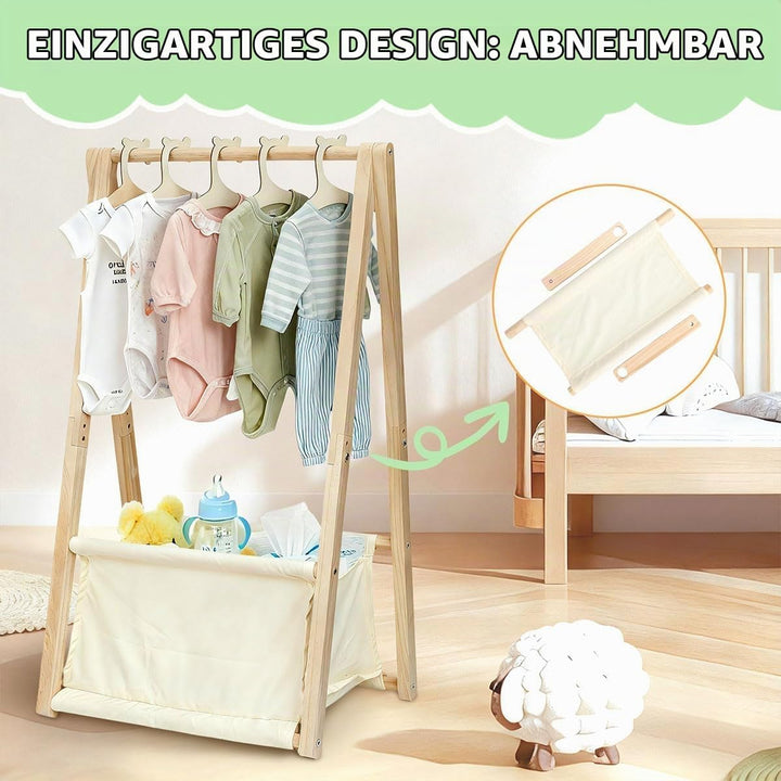 Baby-Organizer mit Aufhängern &amp; 2 Ebenen – Faltbarer Geschenkkorb für werdende Eltern, geschlechtsne
