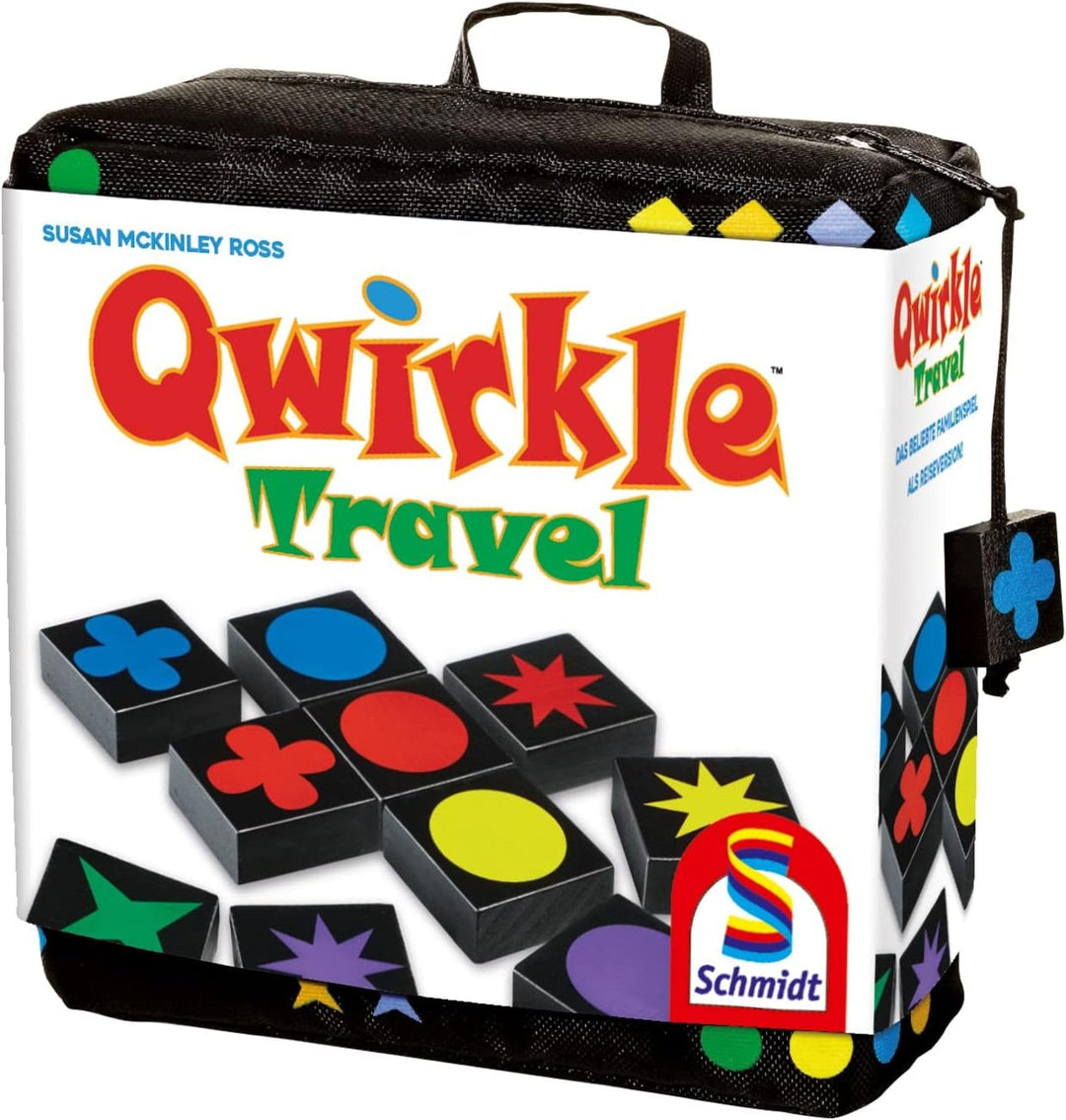 Schmidt Spiele 49270 Qwirkle Travel, Spiel des Jahres 2011 als Reisespiel Single, Single