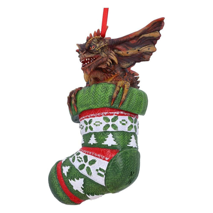 Nemesis Now Gremlins Mohawk im Strumpf zum Aufhängen, festlich, dekorativ, grün, 12 cm B5591T1 One S