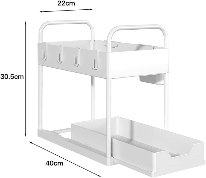 OHMG Schiebeschrank Korb herausziehen Organizer Schublade, küchen küchenschrank organizer,spülbecken