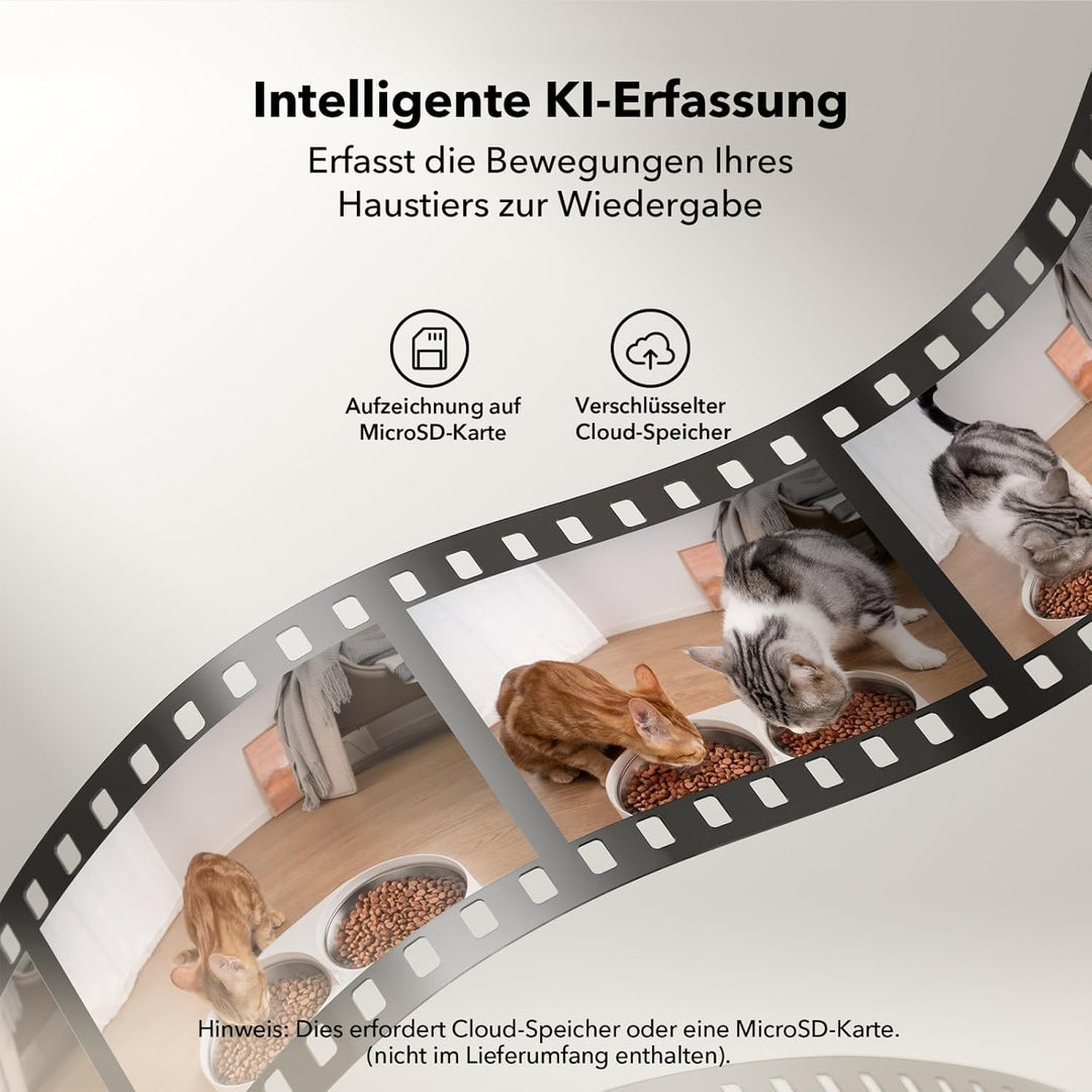 PETLIBRO 5L Futterautomat Katze mit 1080P Kamera - 5G WiFi Futterspender Hund mit APP & Nachtsicht,