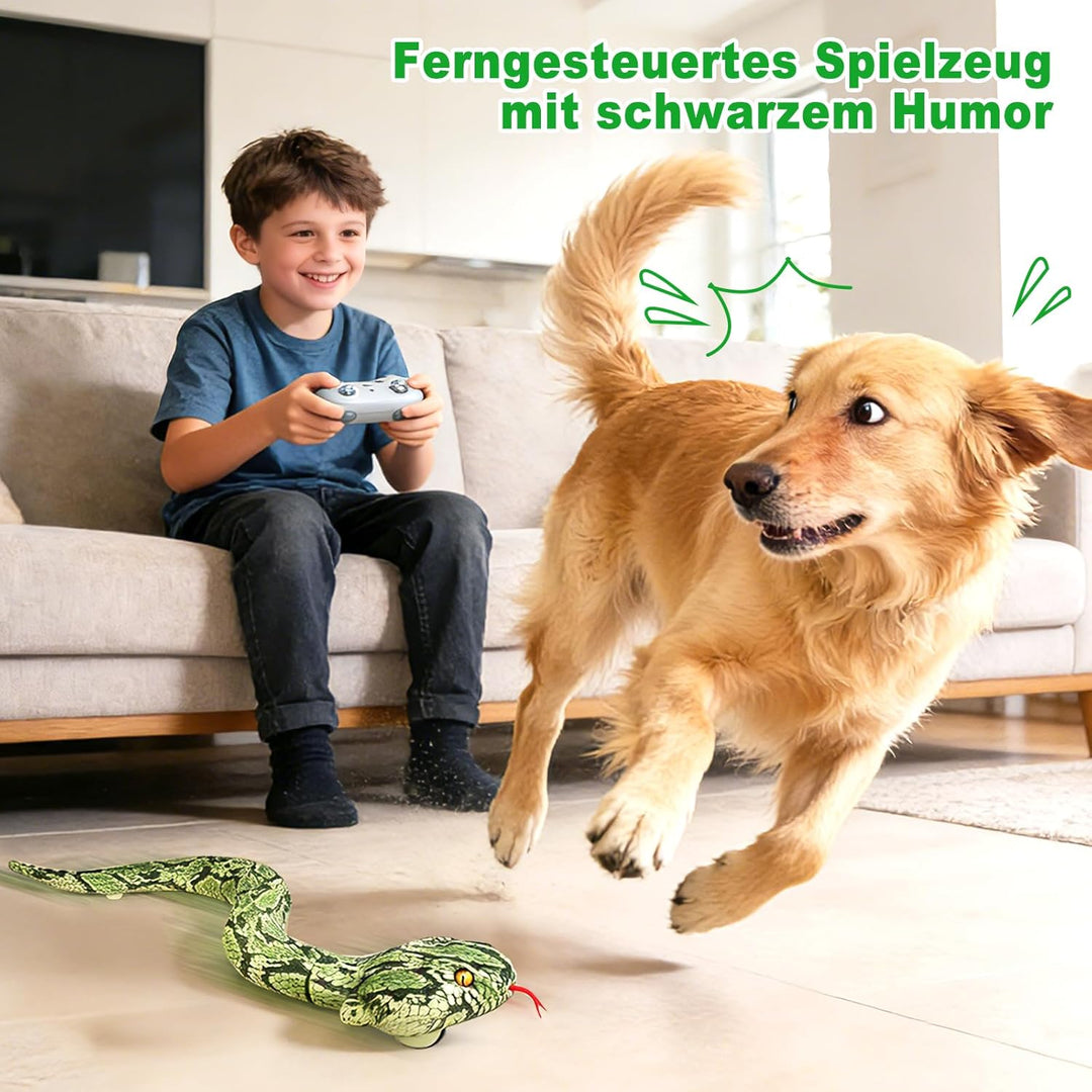 Ferngesteuerte Schlange, 64cm RC Ferngesteuert Pythonschlange, Schlange Spielzeug Elektrisch Land un