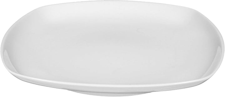 Seltmann Weiden Teller flach eckig 20 cm 6 Stück Lido Weiss Uni 00003, 6 Stück