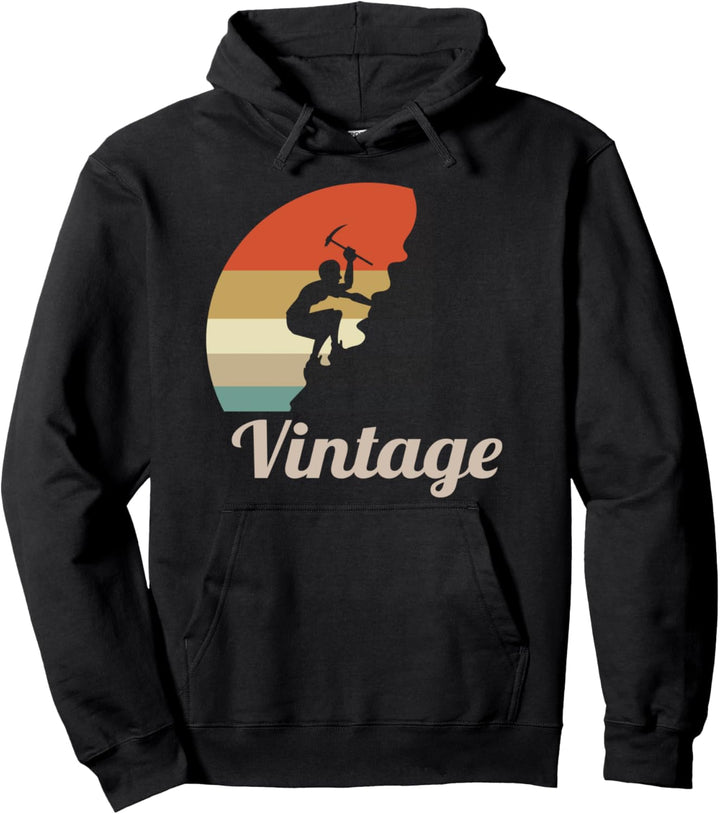 Klettern Bergsteigen Bergsteiger Wandern Wanderer Kletterer Pullover Hoodie